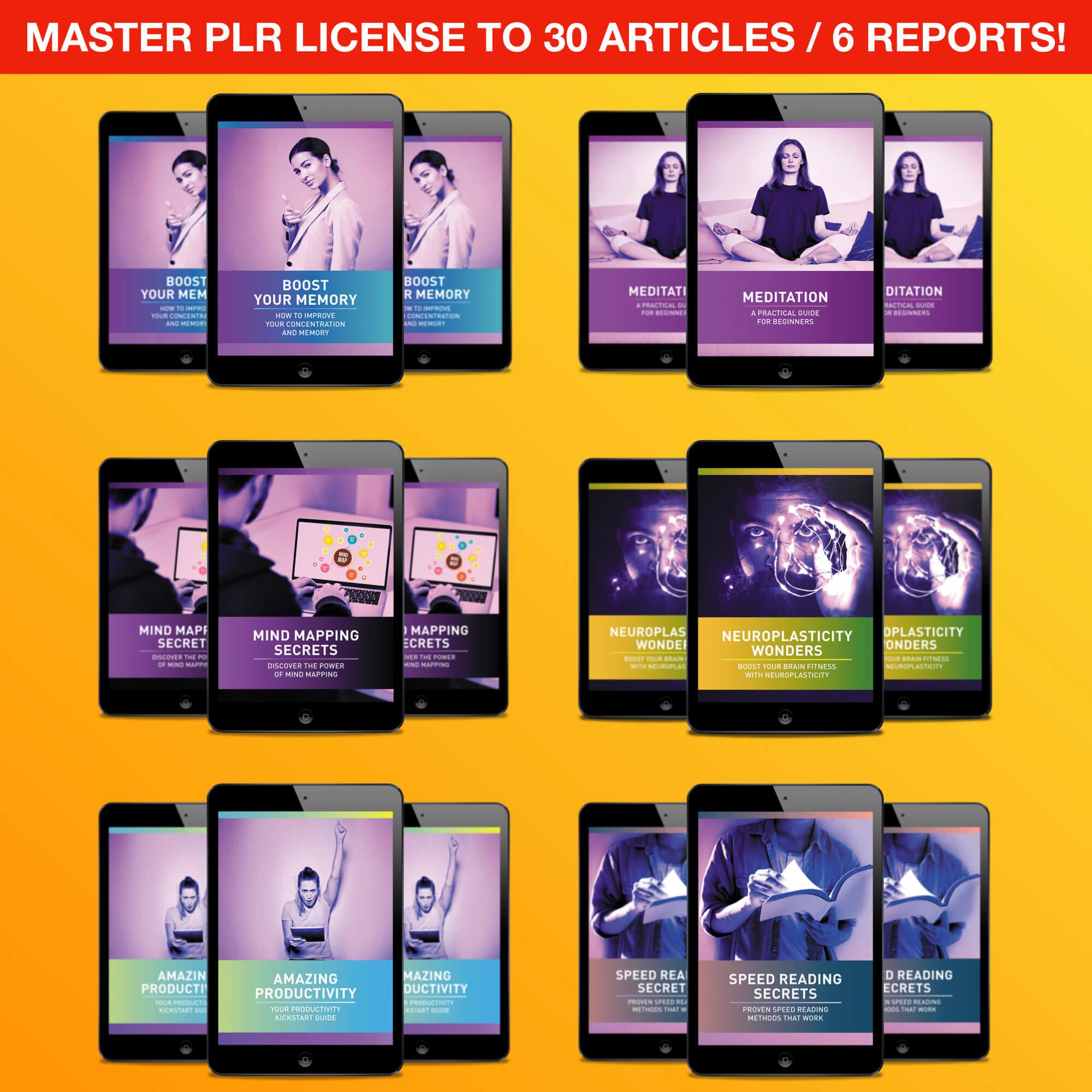 [GET] NEW Master PLR 30 Self Development Articles + 6 High Quality Reports Free Download
