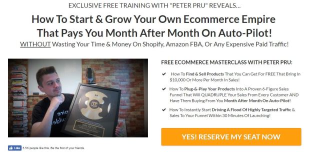 [SUPER HOT SHARE] Peter Pru – Six Figure Funnels – Ecommerce Empire Builders – $997