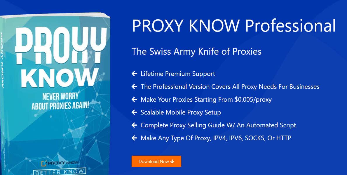 [SUPER HOT SHARE] PROXY KNOW 4.0 Professional Download
