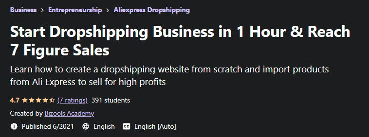[GET] Start Dropshipping Business in 1 Hour & Reach 7 Figure Sales Free Download