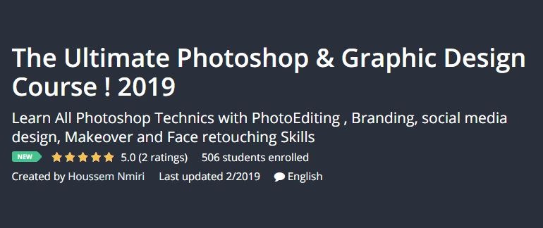 [GET] Udemy – The Ultimate Photoshop and Graphic Design Course ! 2019