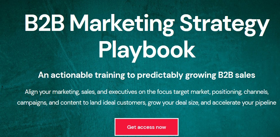 B2B Marketing Strategy Playbook Download