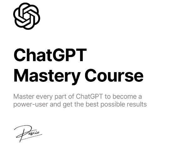 ChatGPT Mastery Course Free Download