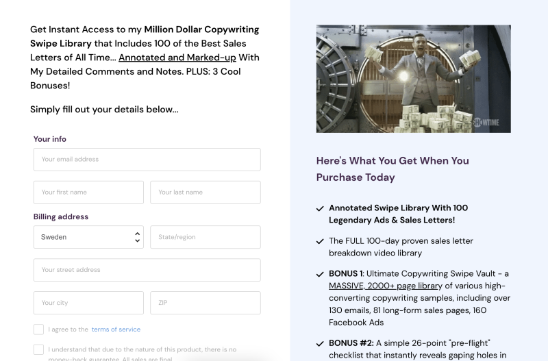 Csaba Borzasi – Million Dollar Copywriting Swipe Library Download