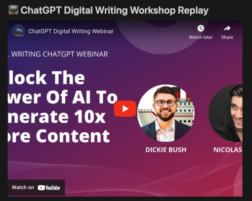 Dicke Bush – Generate 10x More Content Using AI Download