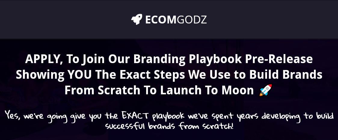 Ecom Gods Playbook Download