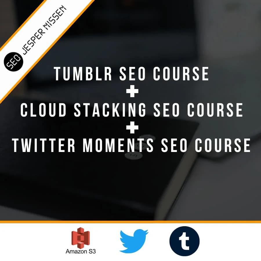 Jesper Nissen – Ultimate Linkbuilding SEO Course package (Tumblr + Cloud Stacking + Twitter Moments) Download