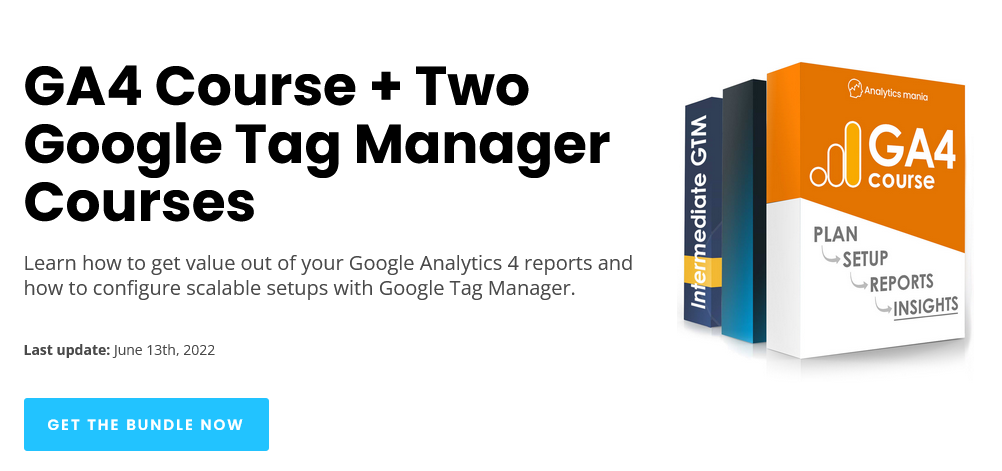 Julius Fedorovicius – GA4 Course + Two Google Tag Manager Courses Bundle Download