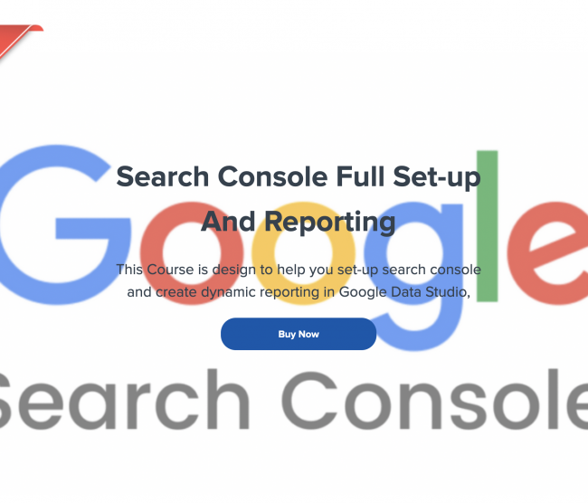 Paul Lovell – Search Console Full Set-up And Reporting Download