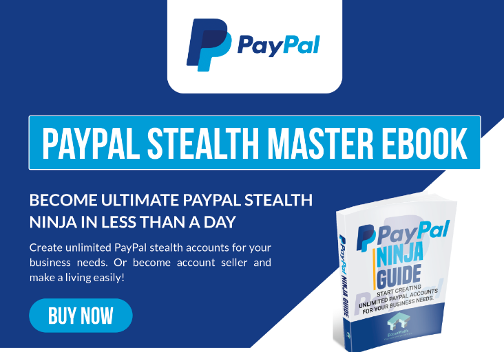 Start Creating Unlimited PayPal Stealth Accounts For Your Business Needs. Become Certified PayPal Ninja In A Day! EBOOK GUIDE Download